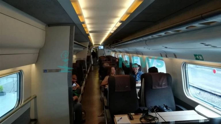 Το «Ασημένιο βέλος» έκανε δοκιμαστική διαδρομή από τη Θεσσαλονίκη έως την Κατερίνη και εντυπωσίασε (βίντεο)